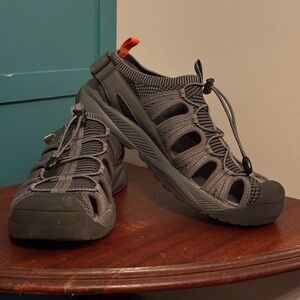 Eddie Bauer Men's Gray Outdoor Sandals Size 10